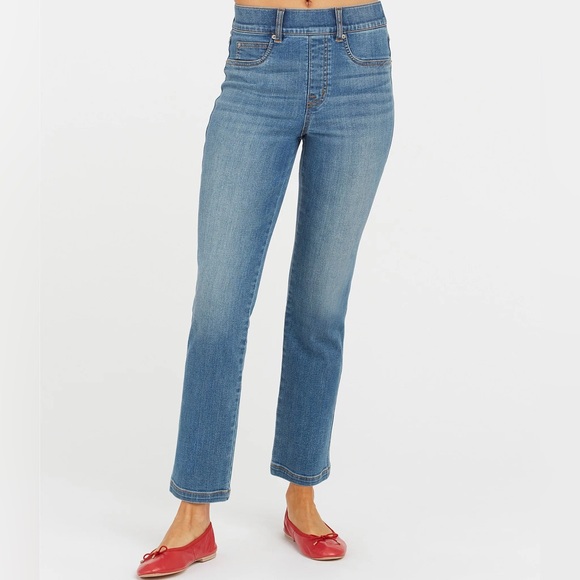 Spanx Straight Leg Jeans Vintage Indigo Style - Picture 1 of 5